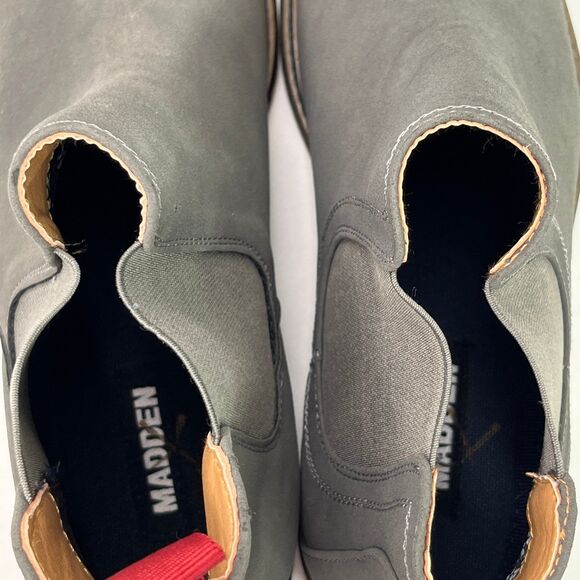 Steve Madden Golde Chelsea Casual Ankle Boots Men’s Grey Size 11 #545 - Picture 11 of 12